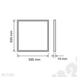 Panou LED 600x600 45W Lumina naturala Vtac - SKU-60246